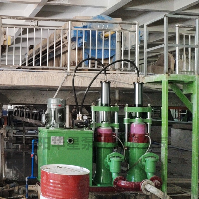 壓濾機(jī)節(jié)能進(jìn)料泵，液壓陶瓷柱塞泥漿泵